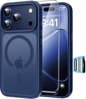 Coque iPhone 18 Pro Max bleu foncé | France Coques