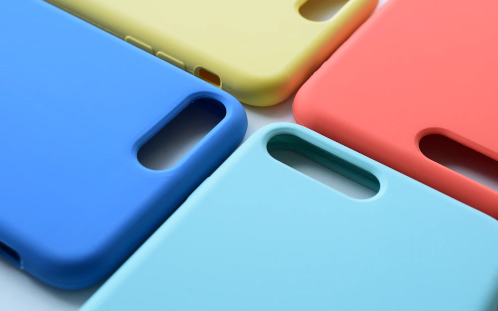 Coques en silicone de couleurs vives